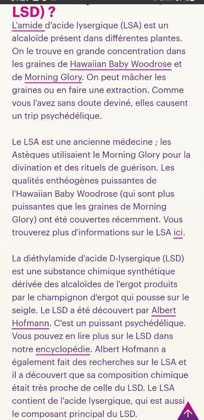 C'est quoi la LSD?